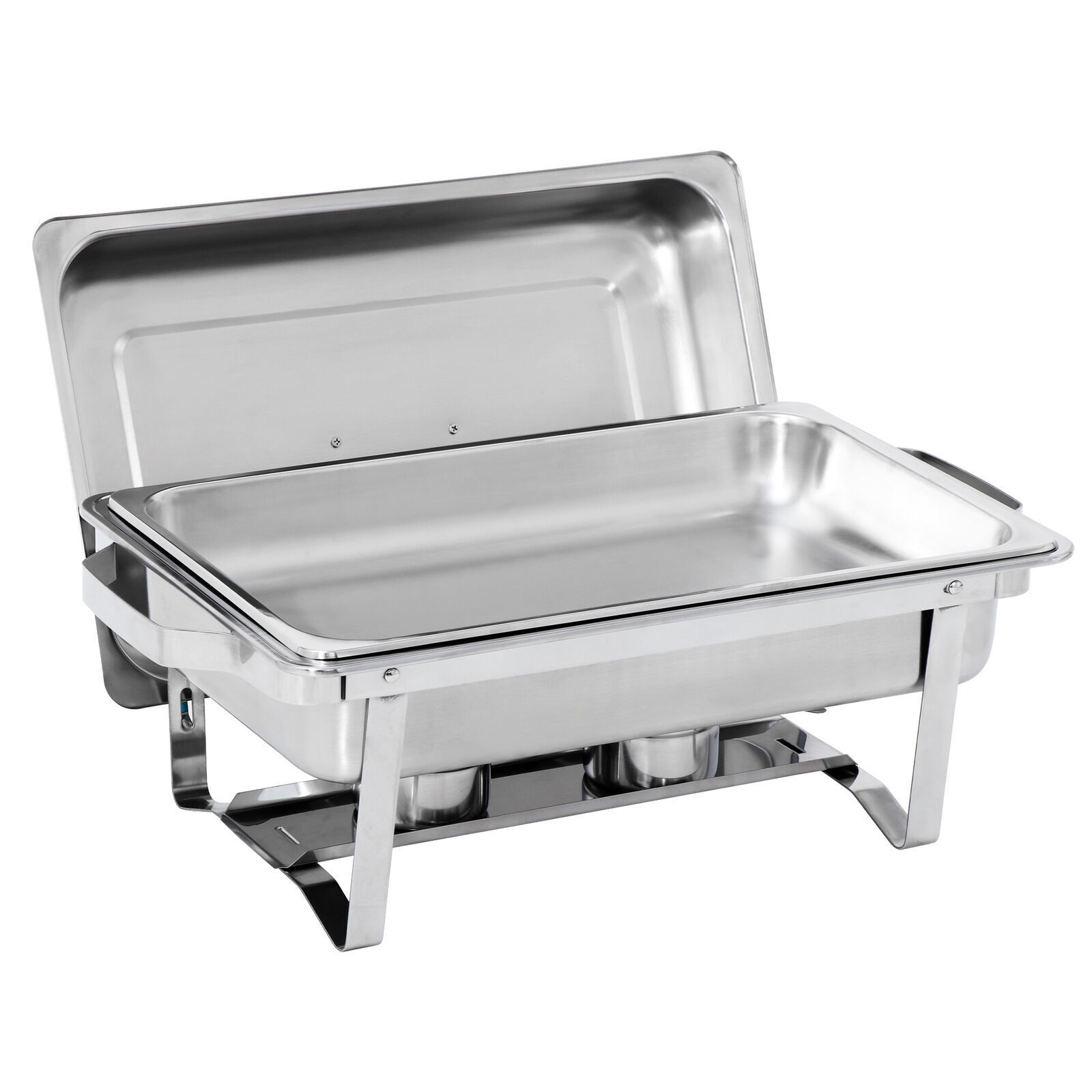 6x 8QT Chafing Dish Stainless Steel Chafer Complete Set with 2 Warmers Buffet