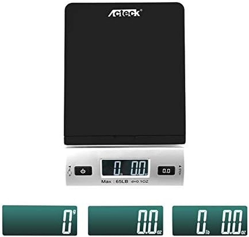A-CK65BS 65Lbx0.1Oz Digital Shipping Postal Scale with Batteries and AC Adapter,