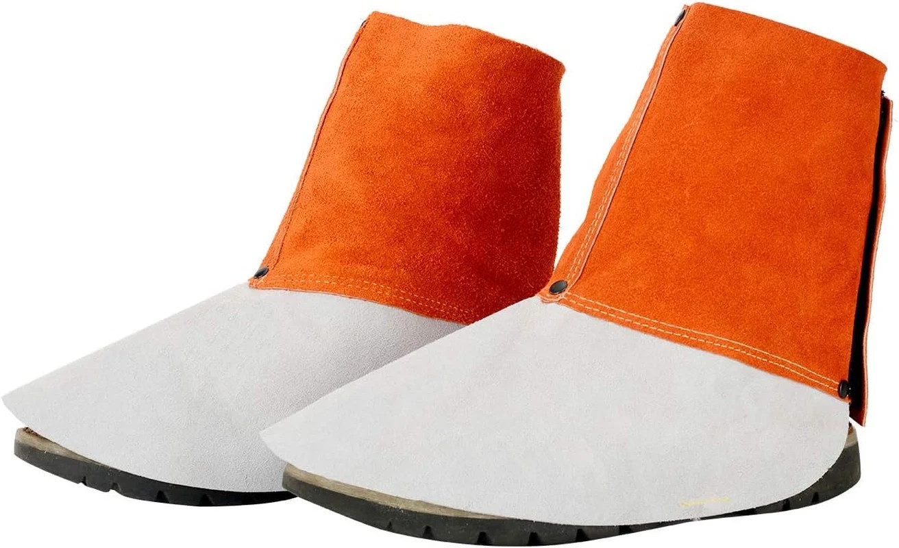 Leather Welding Spats – Heat and Abrasion Resistant Welding Boot Covers – Shoes