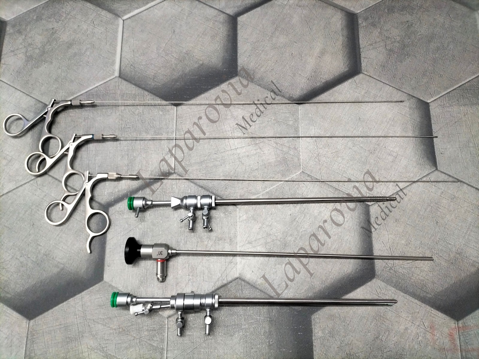 Reusable Hysteroscopy Instrument Set Semi Rigid Endoscopic Surgical Instruments