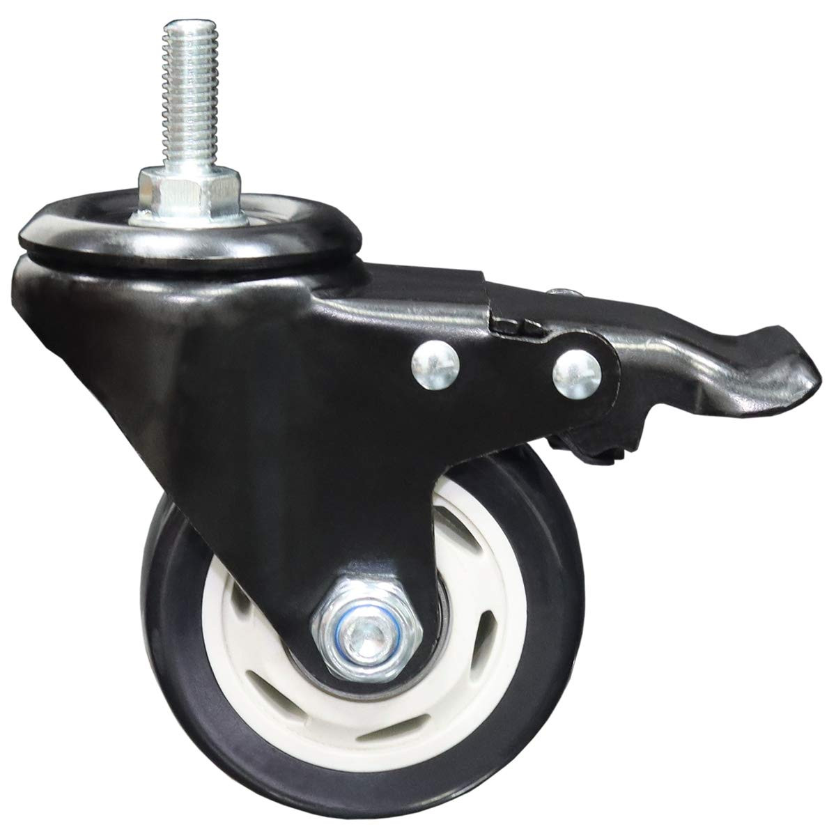 3 Inch Stem Casters Swivel Stem Mount Industrial Castors with Imperial Size Thre
