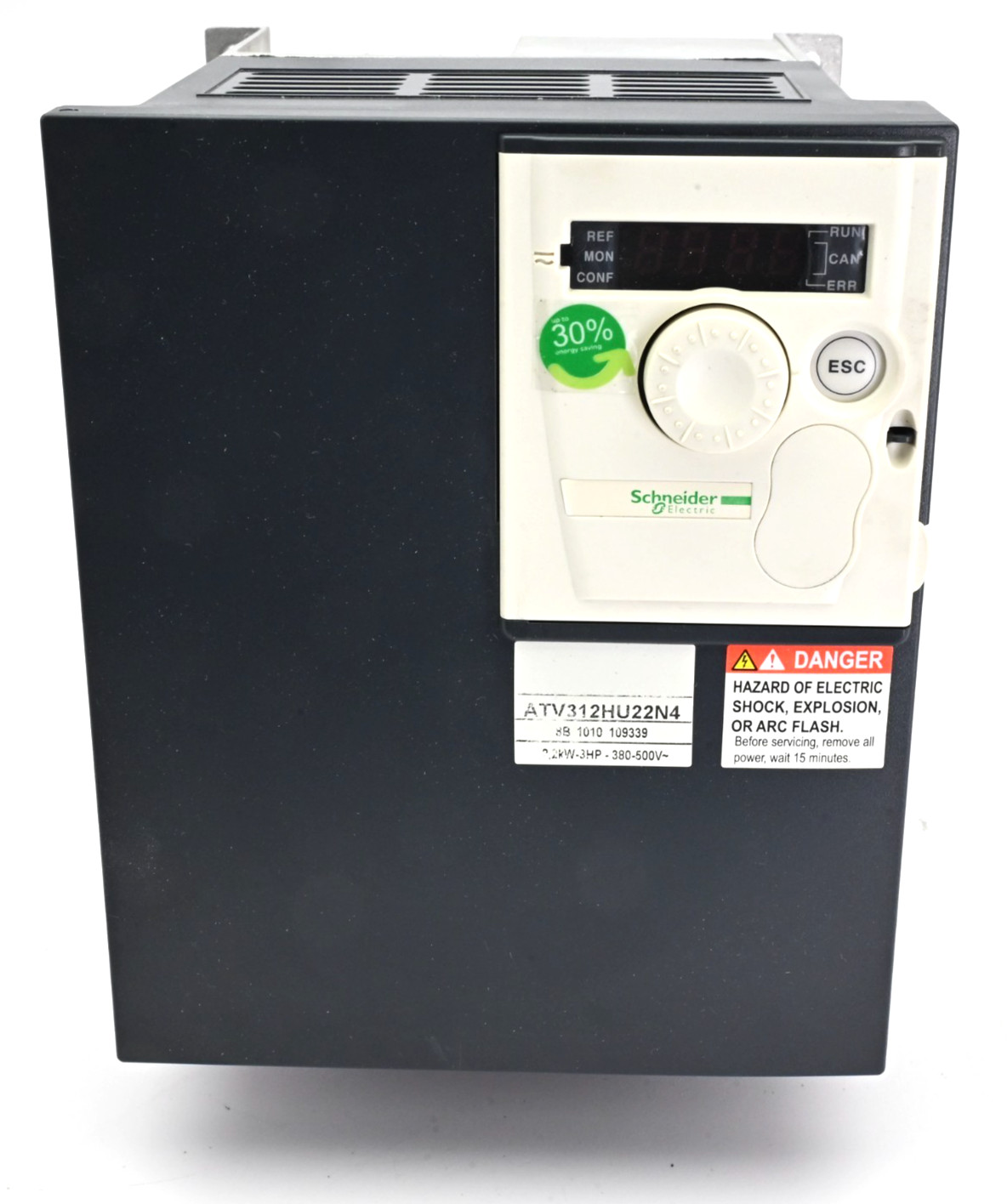 Schneider ATV312HU22N4 ATV312 Variable Drive 3 HP, 5.9 kVA, 79W, 3 Phase