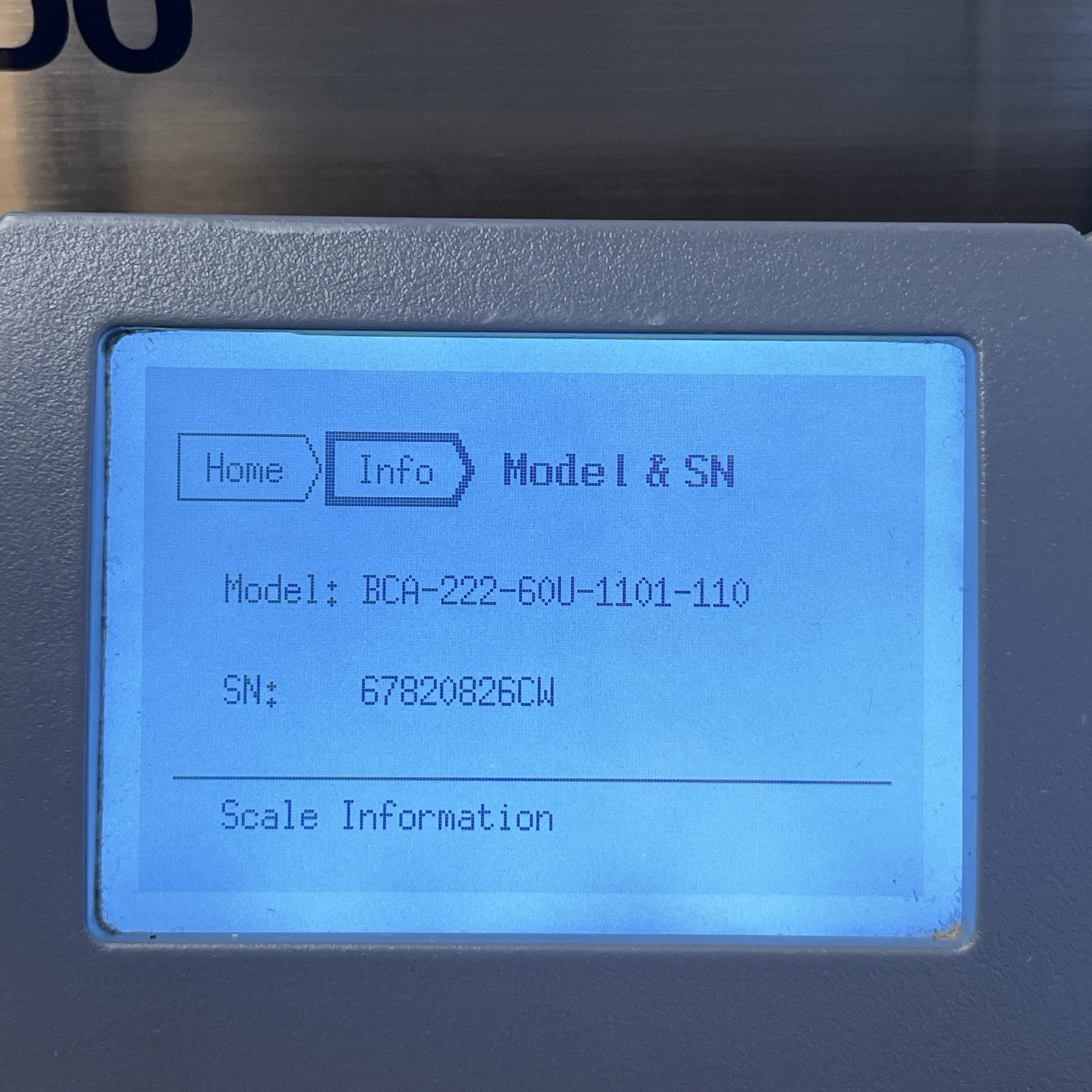 Mettler Toledo Shipping Scale. BCA-222-60U