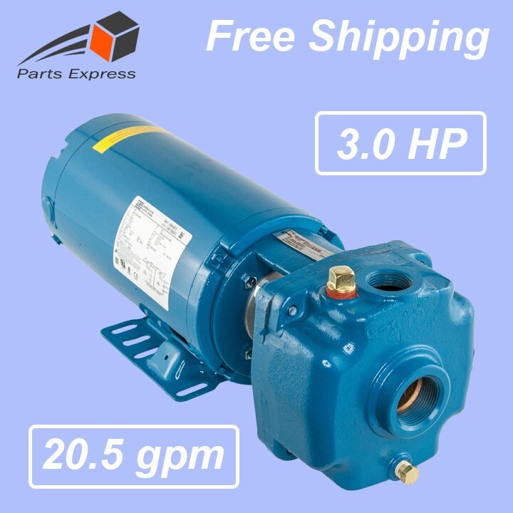 BURKS WATER PUMP# 330CS7M, 3.0 HP, 20.5 GPM, 3 PHASE, 208/230/460V, RPM 3450