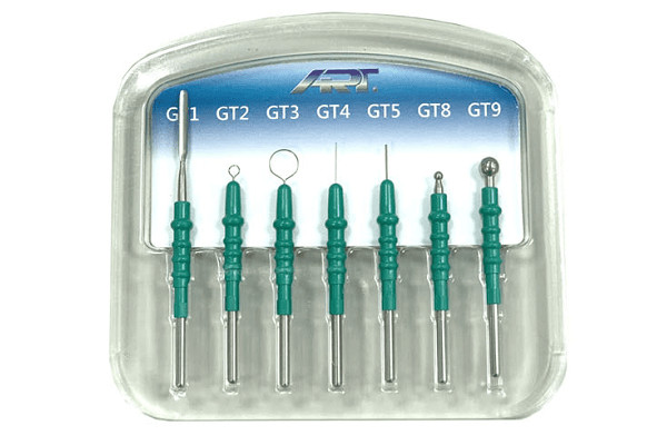 ART Electron ART Electrodes GREEN Set of 7 Pieces: GT1, GT2, GT3, GT4, GT5
