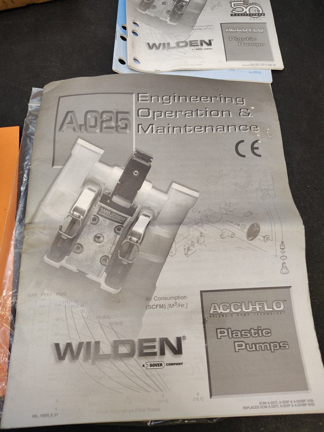 Wilden 00-9852 Diaphragm Pump WITH AUTOMATIC SOLENOID VALVE 7019-9DB