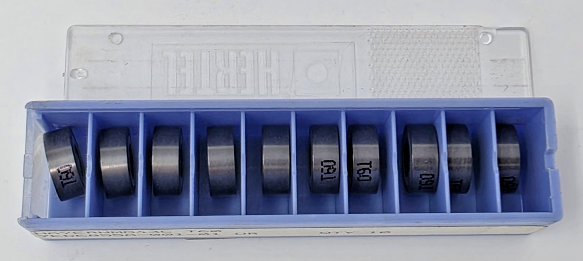 HERTEL RNMG 43C T60 Carbide Turning Inserts Box of 10