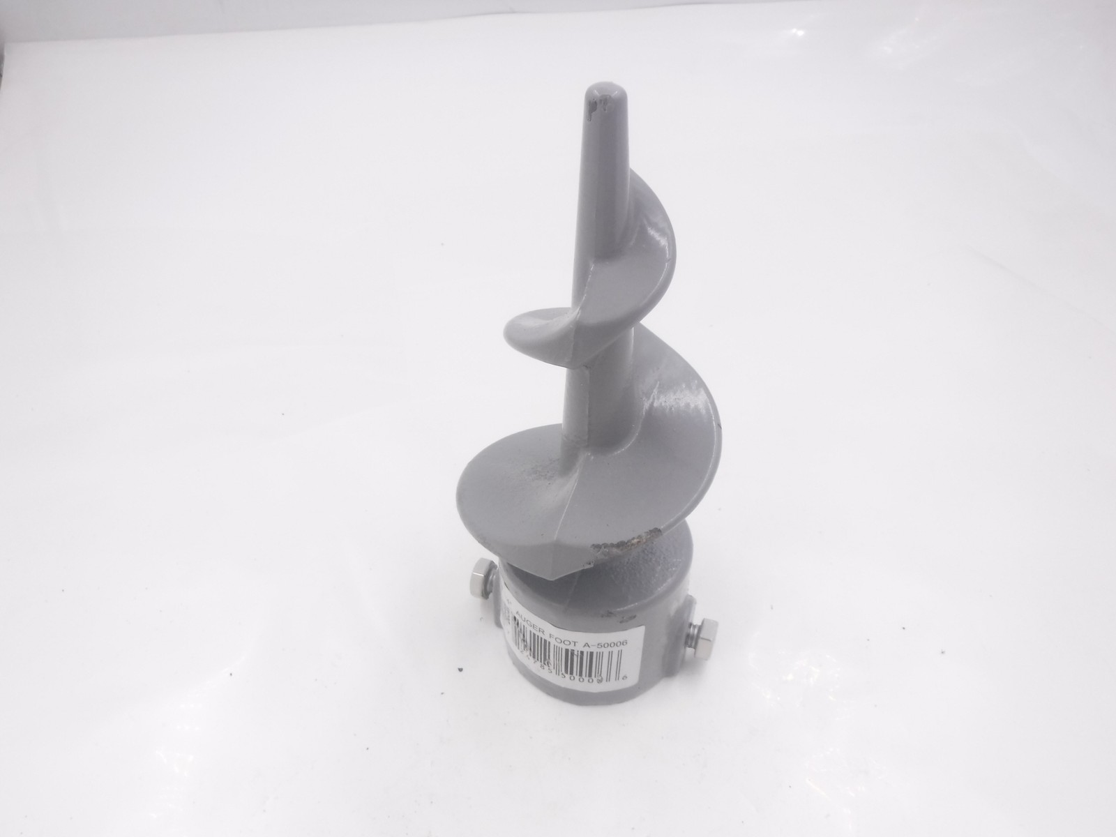 Tommy Docks 1-1/4″ Gray Stainless Steel Normal Duty Auger Foot A-50006
