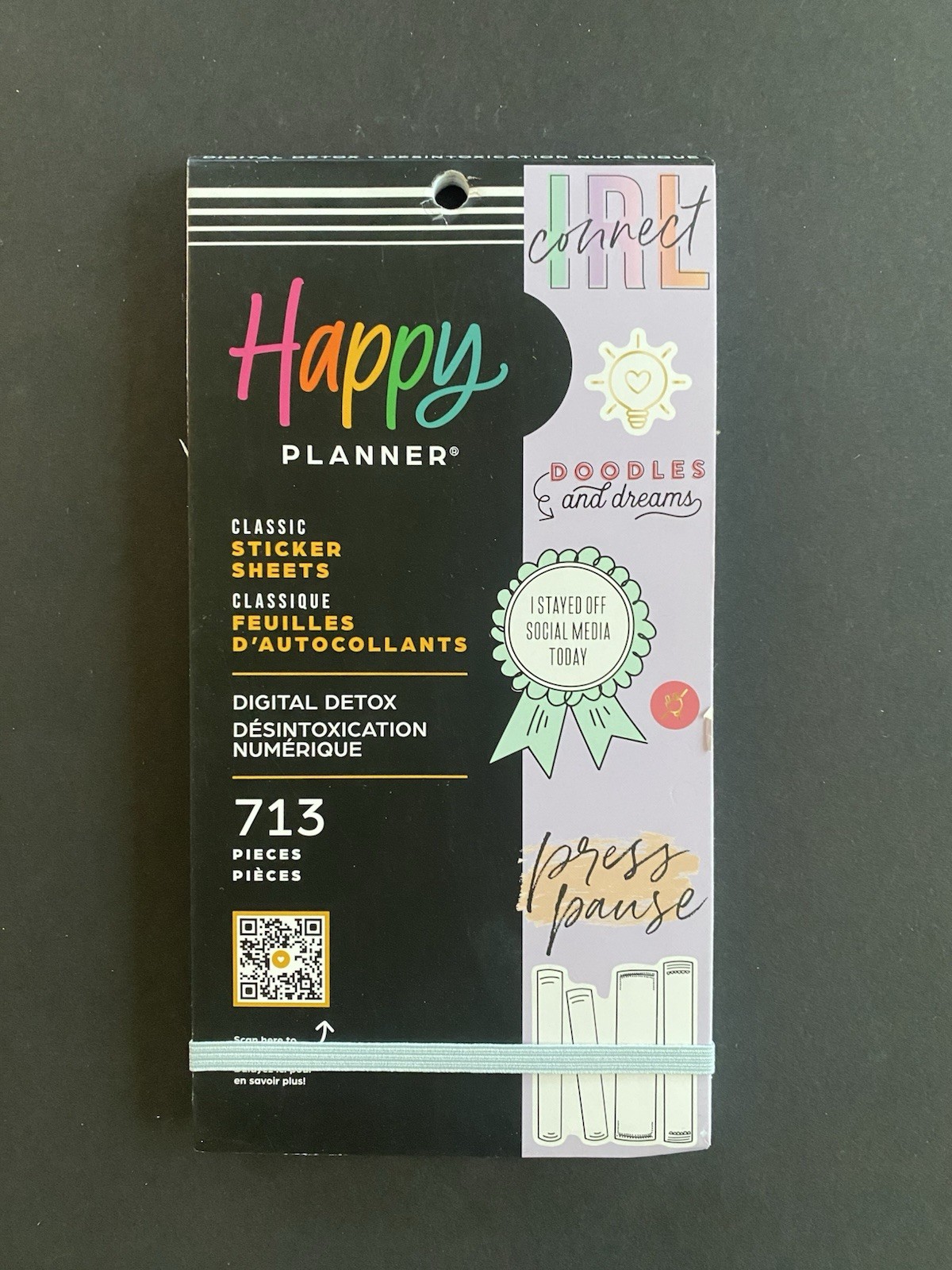 *Brand New* The Happy Planner Value Sticker Book Classic Digital Detox 713 Piece