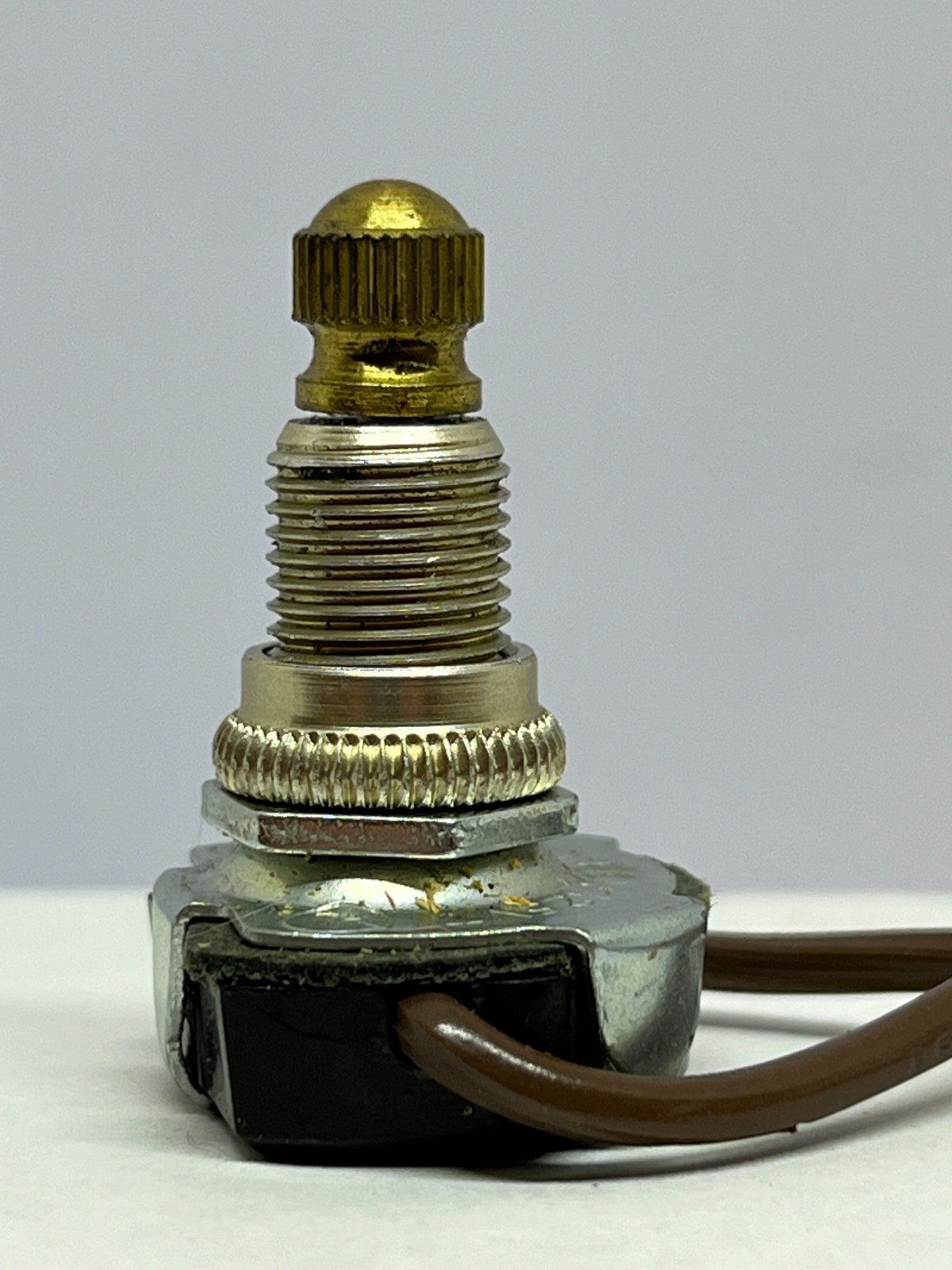 NOS Leviton On/Off Lamp Switch Twist Rotary for Lamp Repair Vintage
