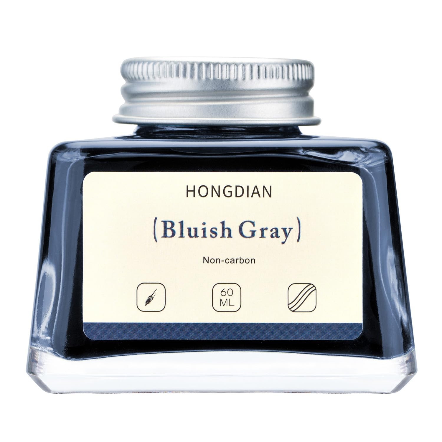 Bluish Gray Fountain Pen Bottled Ink 60ml 2 Fl Oz Writing Refill Ink