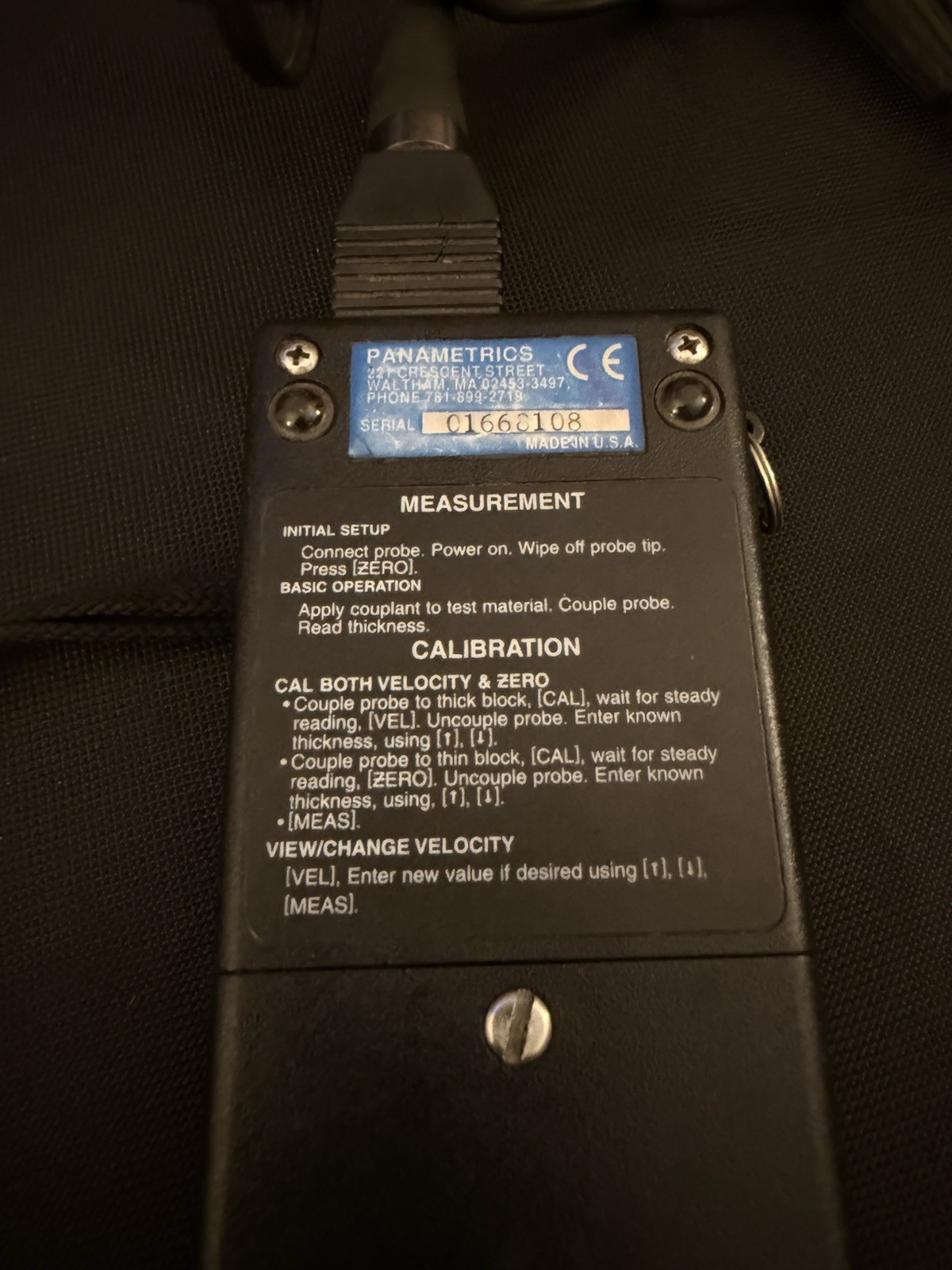 Olympus Panametrics 26MG Ultrasonic Thickness Gage