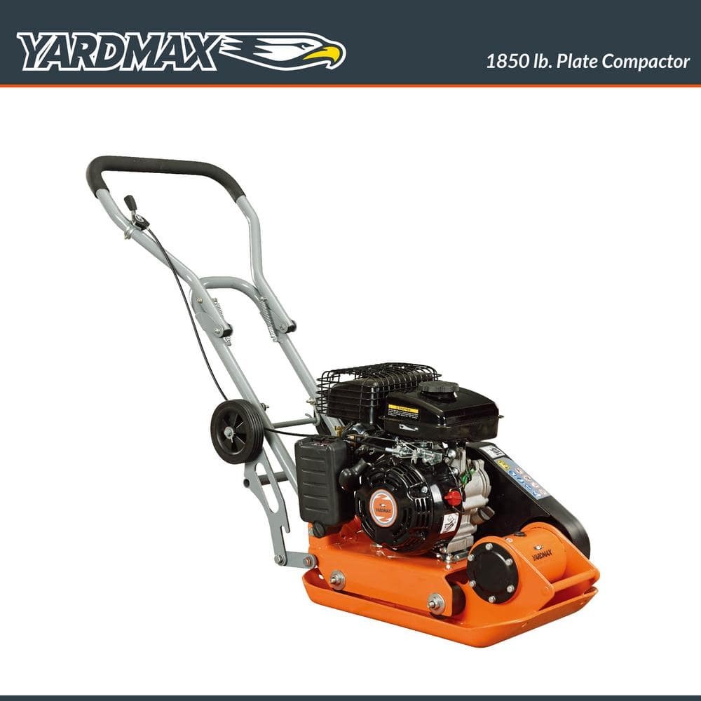 YARDMAX 1850 lb. Compaction Force Plate Compactor