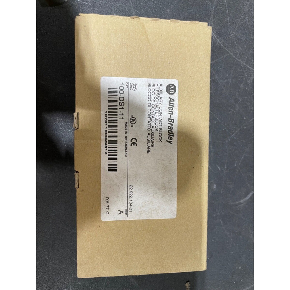AB 100-DS1-11 Contactor Auxiliary Contact New 100DS111