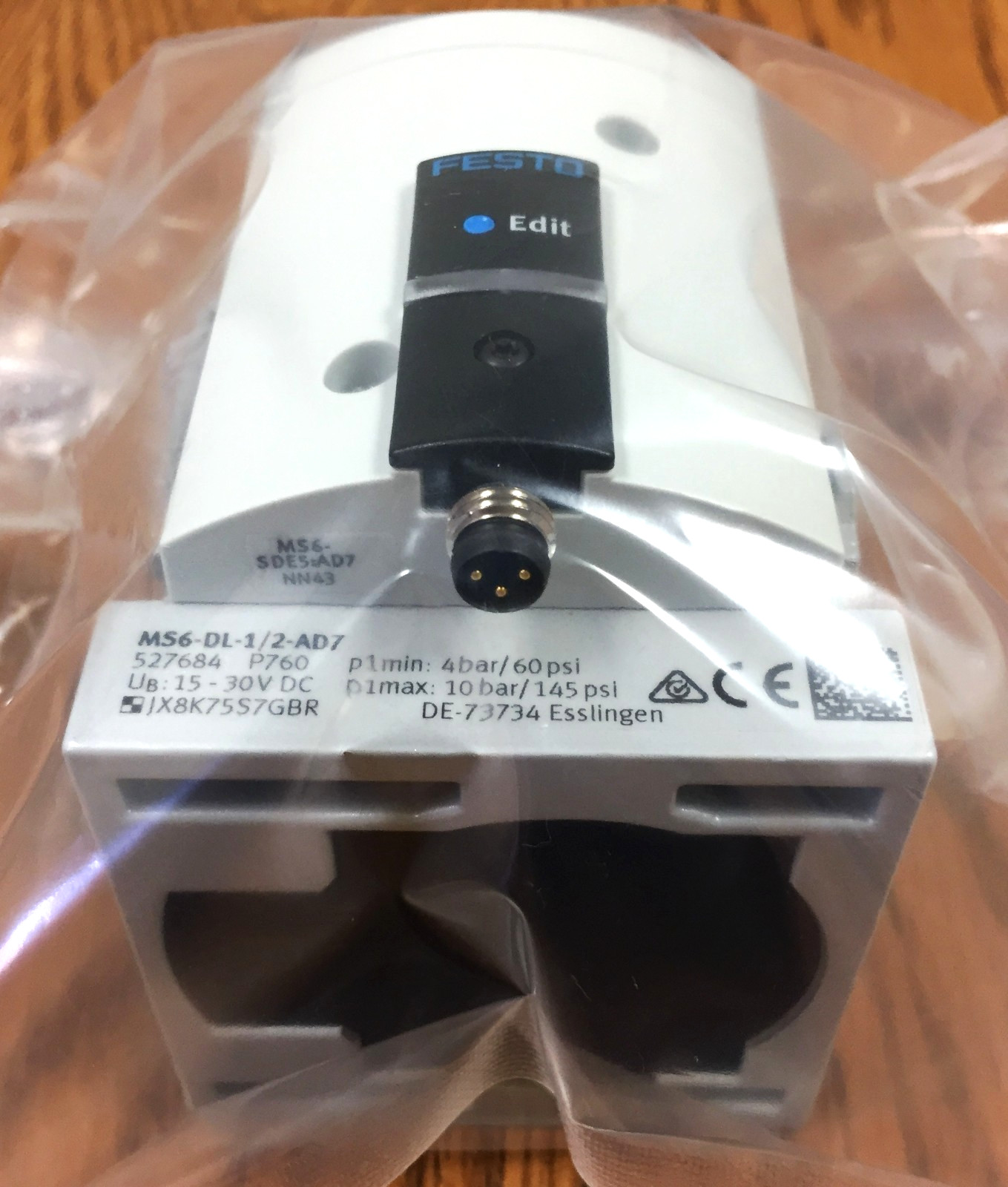 FESTO MS6- DL-1/2-AD7 528674 Soft-Start Valve