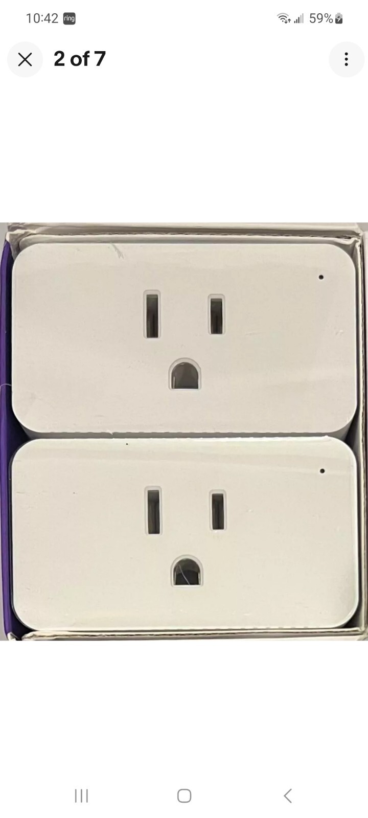 ROKU Model PS1000X Indoor Smart Plug SE 2 Pack