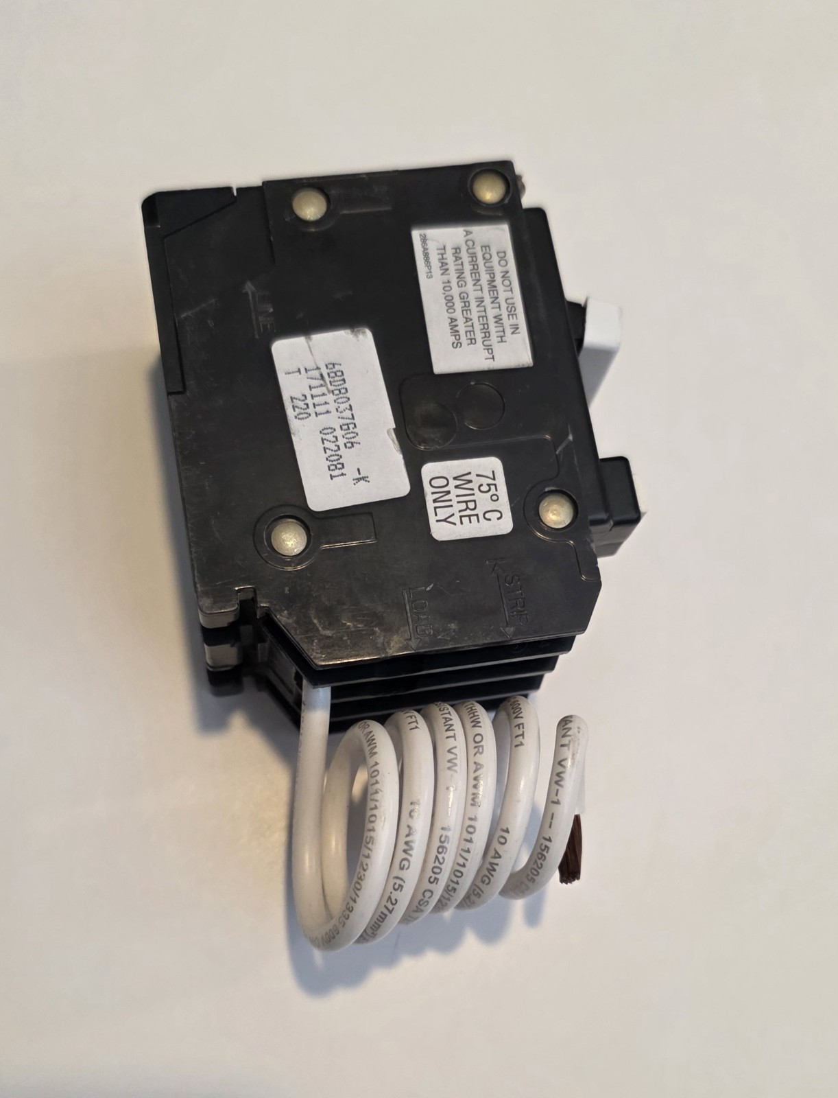 General Electric THQL2150GFT 50A 2-Pole 120/240V GFCI Circuit Breaker