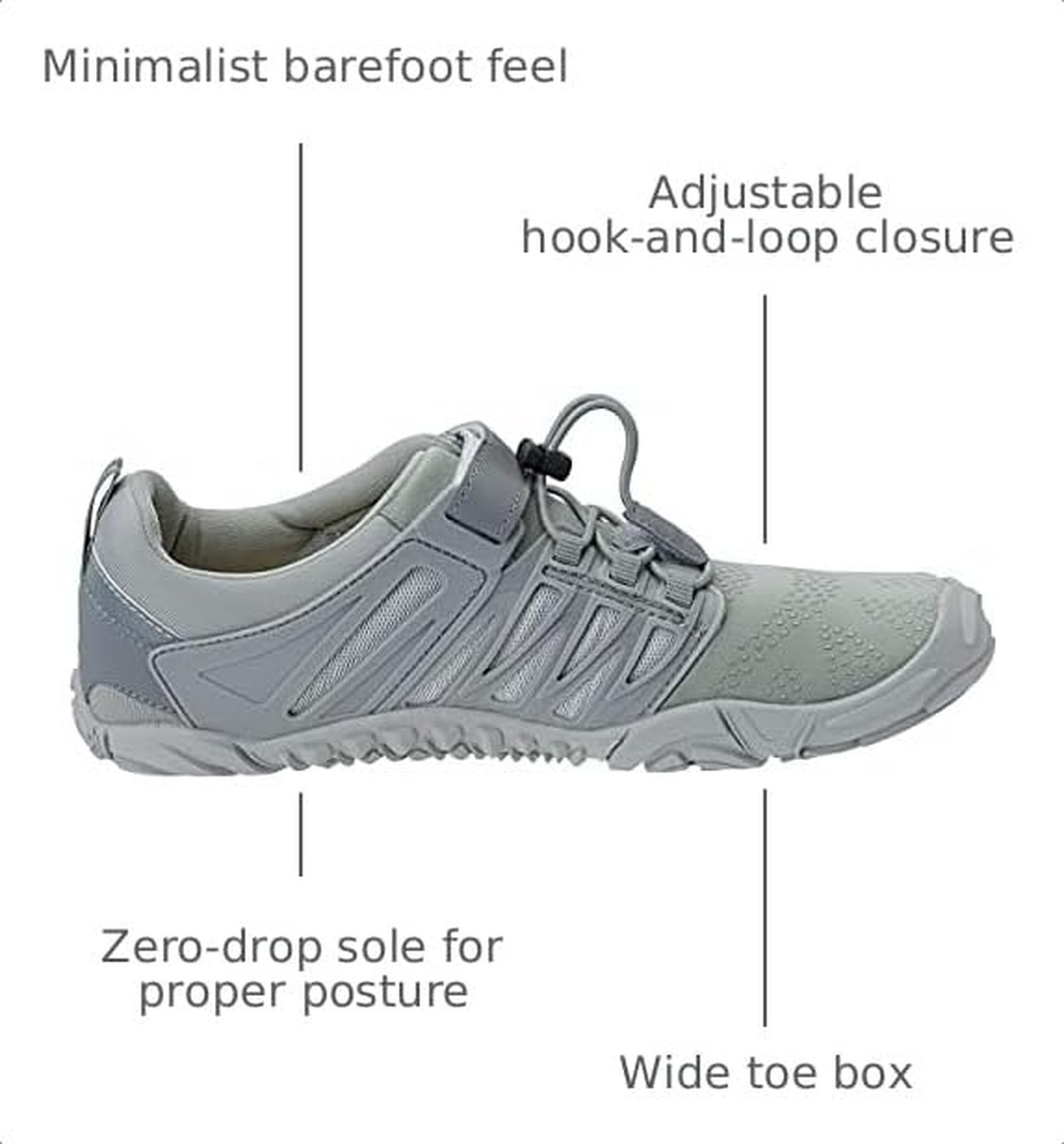 WHITIN Women’s Minimalist Barefoot Trail Running Shoes | Wide Toe Box 10