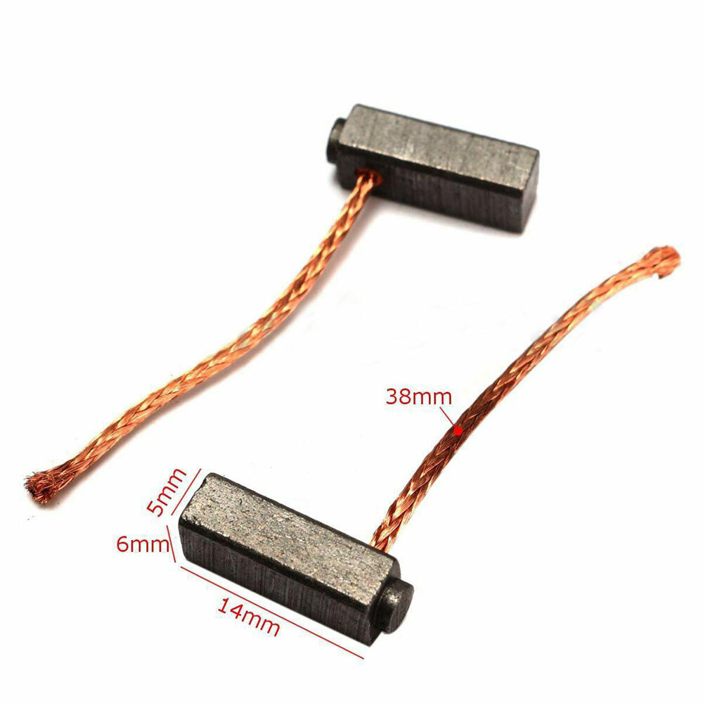 Carbon Brushes Motor Brush set for Generic Electric Replacement 5*6*14mm 10PCS