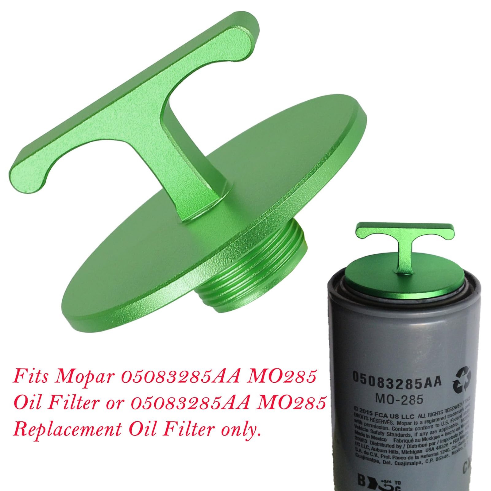 Aluminum Alloy Oil Filter Plug Tool Dodge Ram 2500 3500 4500 5500 5.7L 5.9L