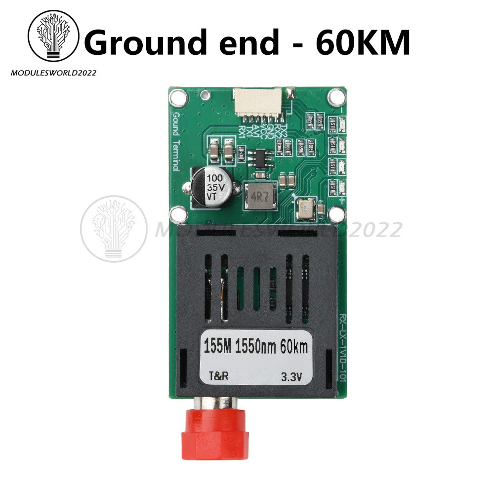 TTL Optical Transceiver Module TTL To Fiber Module For Drone RX/TX/AV/VCC/GND