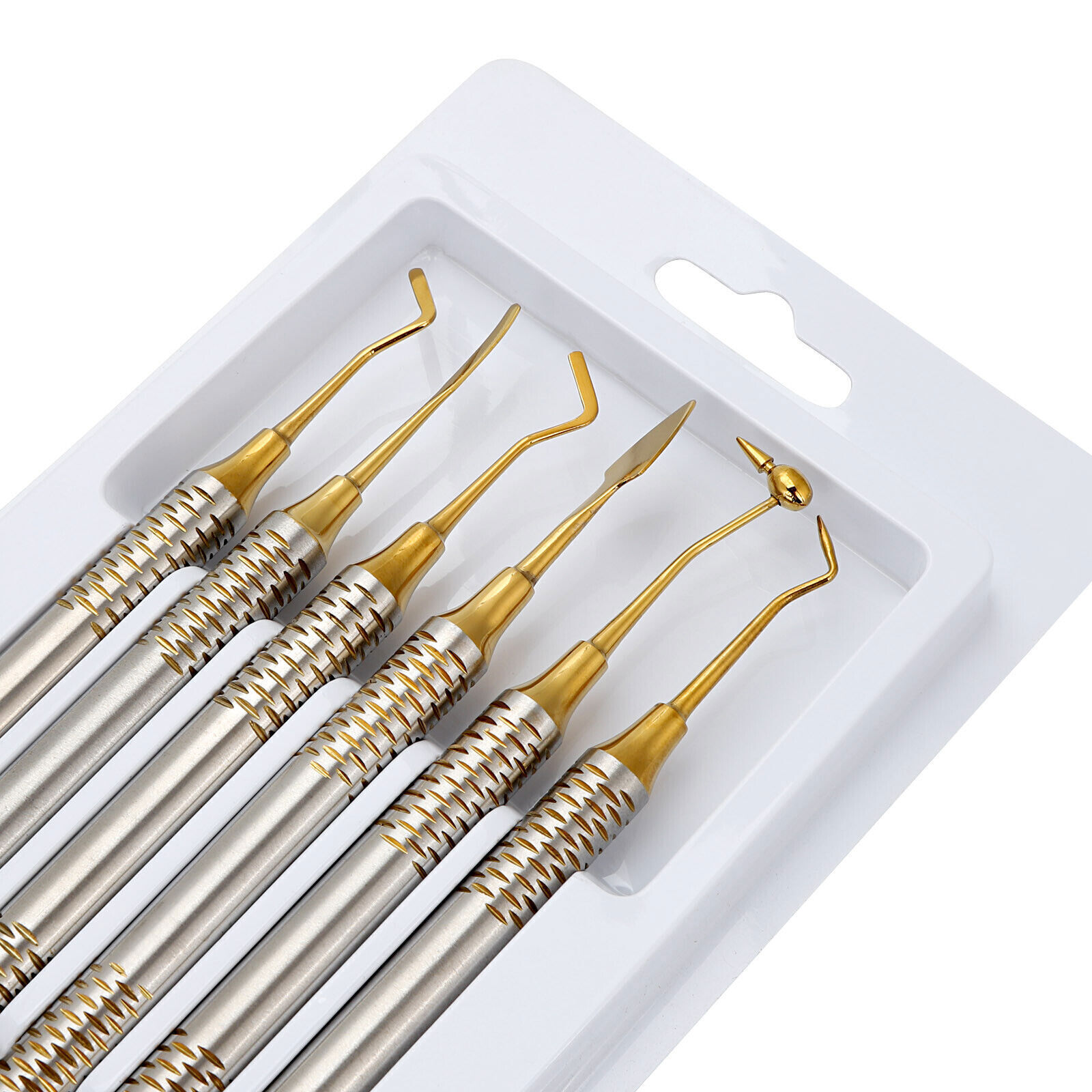 6Pcs/Set Dental Composite Resin Filling Spatula Repair Restorative kits US