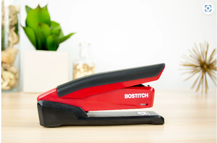 Brand New Bostitch inPOWER Desktop Stapler 20-Sheet Capacity Red #1124