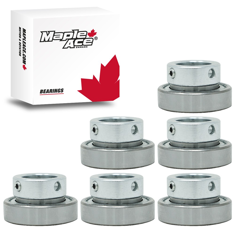 CSA205-16 Insert Bearing 1″ Bore, Cylindrical OD, Eccentric Lock Collar (Qty 6)