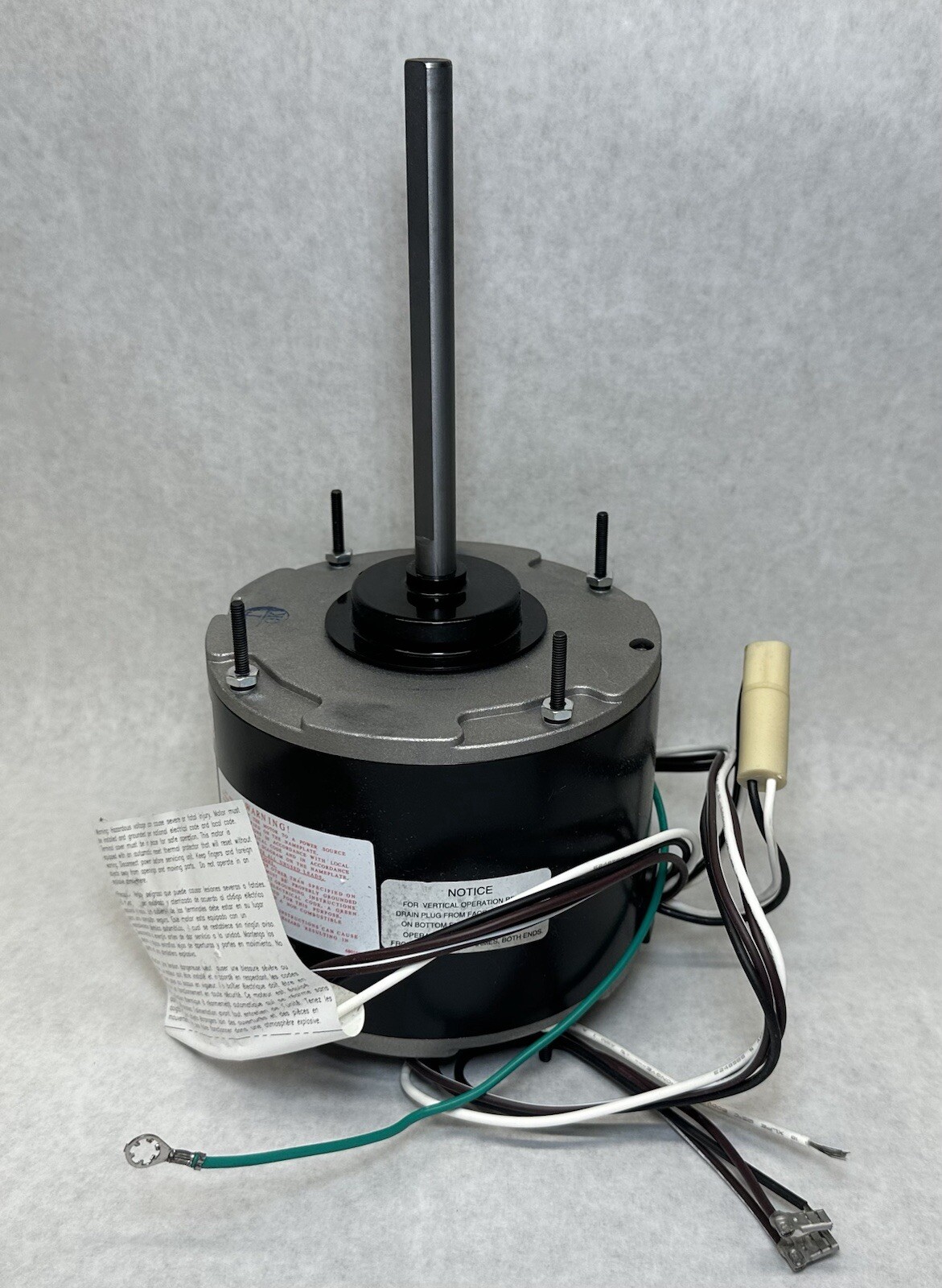 NEW Century FSE1026SV1 Condenser Fan Motor, 208/230V, 1/4 HP, 1075 RPM