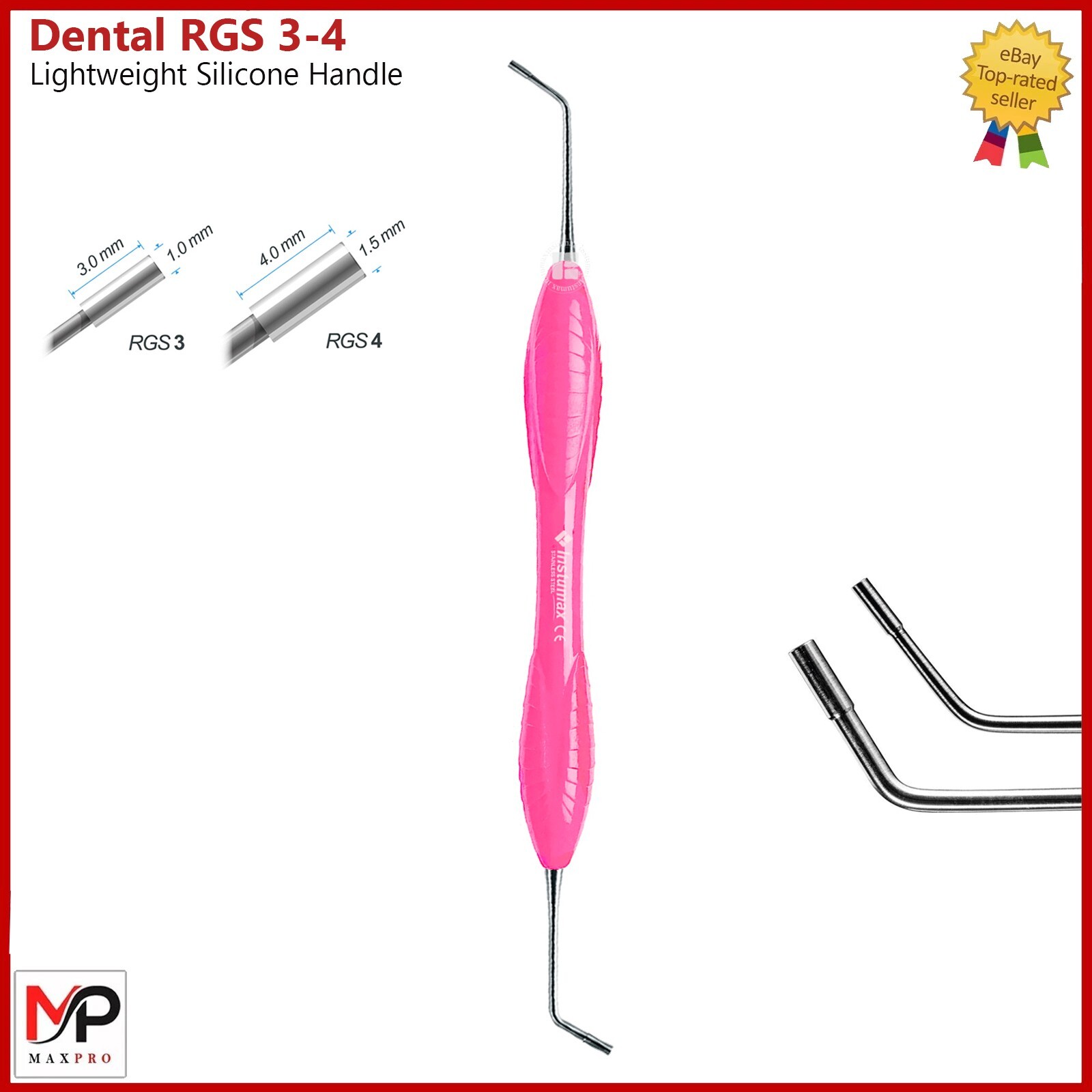RGS 3-4 Dental Crown Preparation Tool Ceramic Clearance Calibration by INSTUMAX