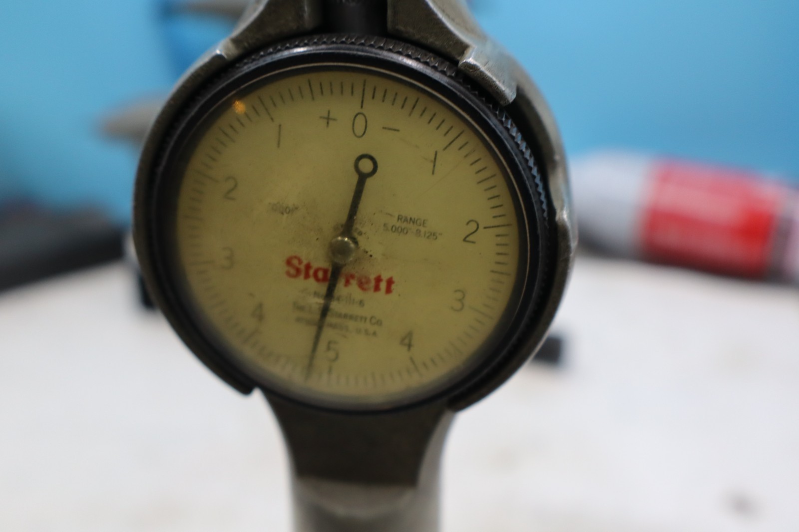 Starrett No. 84-111-6 Dial Bore Gage 5.000″-8.125″ Range, .0001 Resolution
