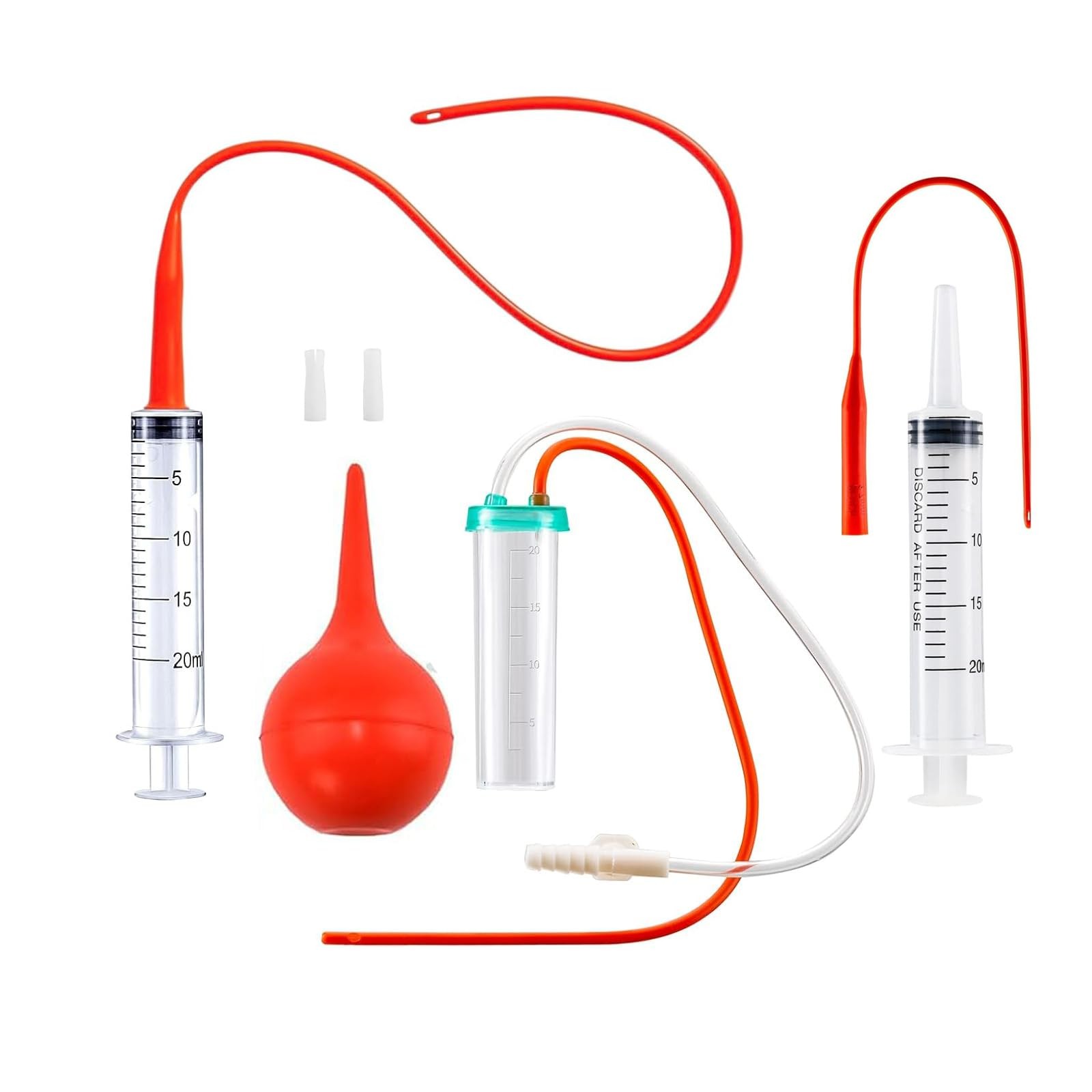 Newborn Puppy Kitten Small Animal Sterile Mucus Extractor Suction Catheter, A…