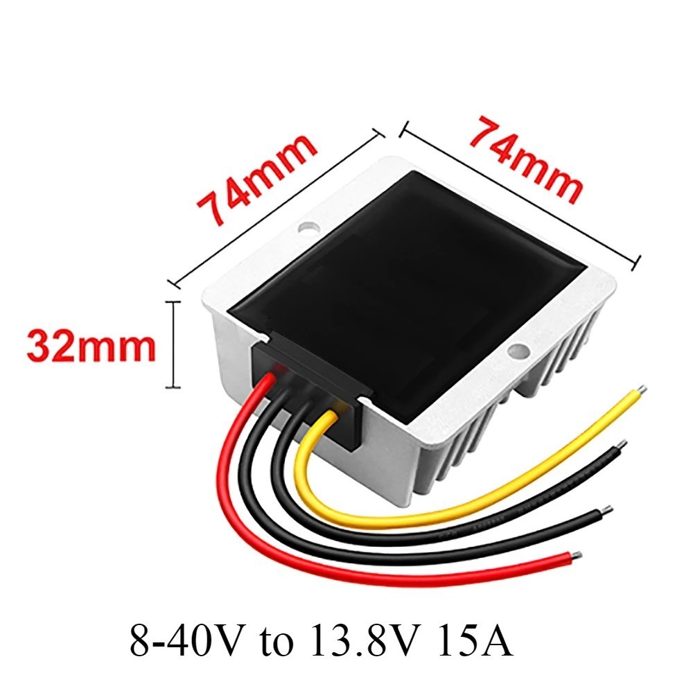 8V-40V to 12V 13.8V 19V DC-DC Voltage Stabilizer 3-30A Power Converter Regulator