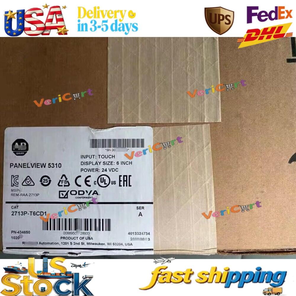 AB 2713P-T6CD1 2713PT6CD1 Panelview 5310 6” Graphic Terminal NEW US Free Tax