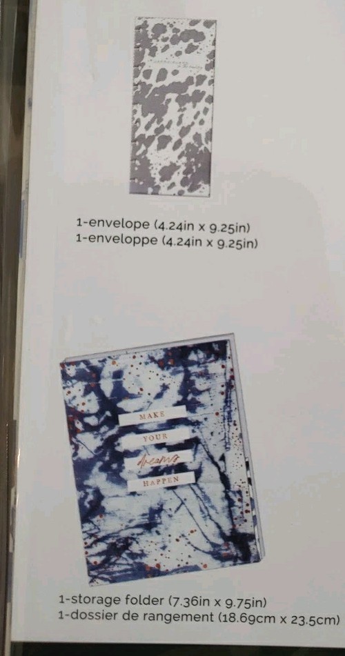 The Happy Planner Classic Planner Companion – Indigo Tie Dye 52 Pieces