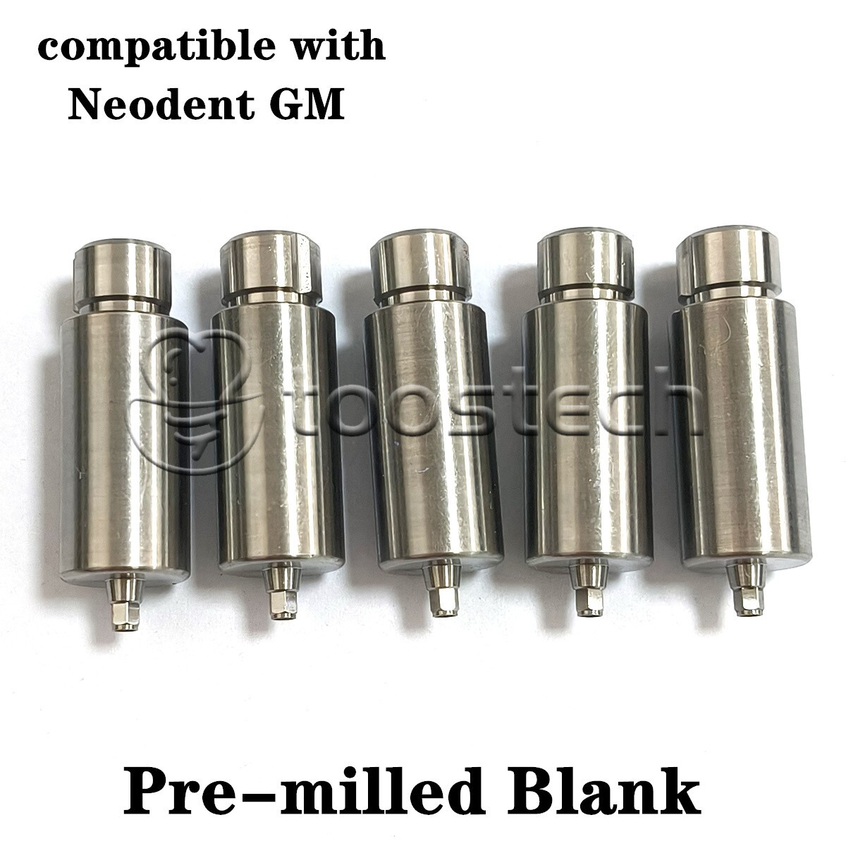 10 pcs titanium pre-milled compatible with Neodent GM ARUM type platfom Regular