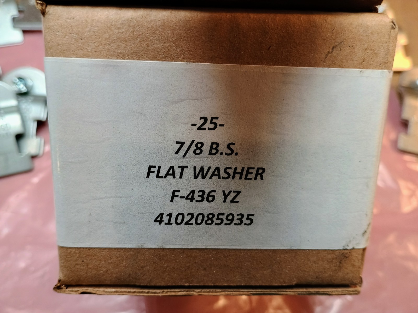 25, 7/8″ Flat Washer .875″ x .937″ x 1.75″ Grade 8 7/8″ F436 Yellow Zinc Plated
