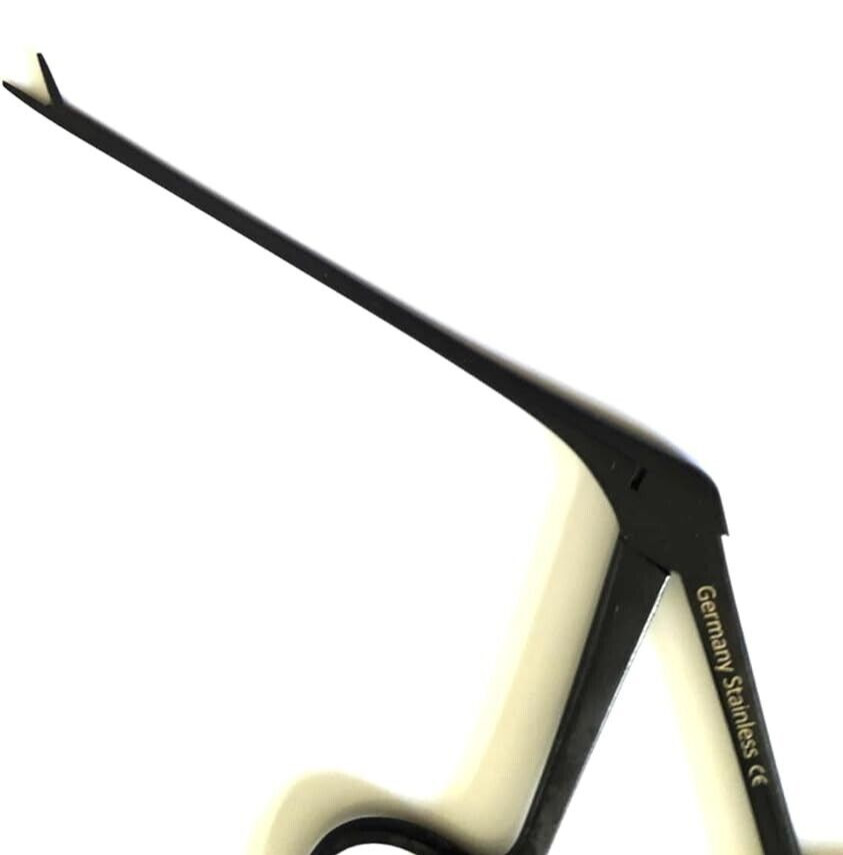 HARTMAN ALLIGATOR MICRO EAR FORCEPS 3.5″ SERRATED FULL BLACK