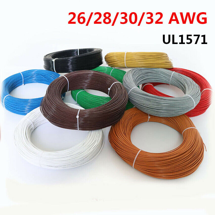 26/28/30/32 AWG UL1571 Flexible PVC Electrical Wire Cable Tinned Copper Stranded