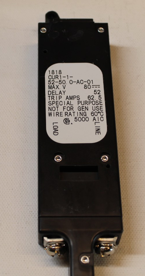 Airpax 50 Amp Circuit Breaker CUR1-1-52-50.0-AC-01