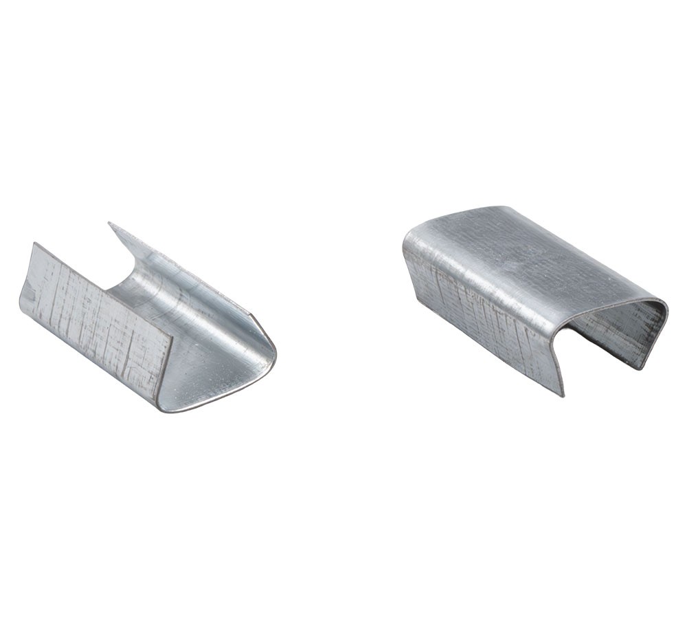2000Pcs Open Snap-on Strapping Seal 1/2″ Steel Strapping Superior Holding Power
