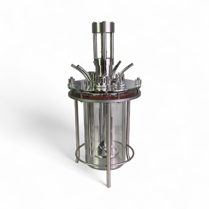 Sartorius Applikon Biotechnology -1/0.5 Barg Bioreactor Vessel Headplate & Stand