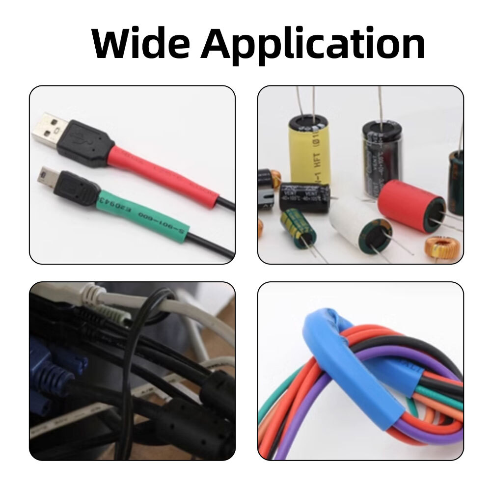 560pcs HEAT SHRINK TUBING Insulation Shrinkable Tube 2:1 Wire Cable Sleeve w/BOX