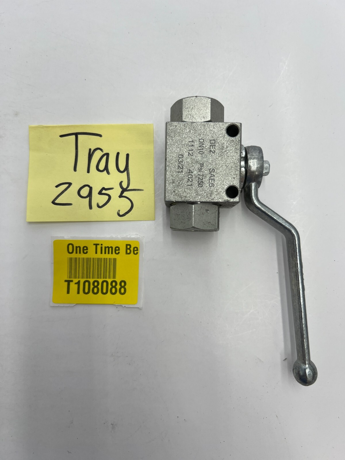 SAE 6 Carbon Steel Ball Valve Dynamic DN10 DE2 SAE6, 1112 4021, 7250 PSI