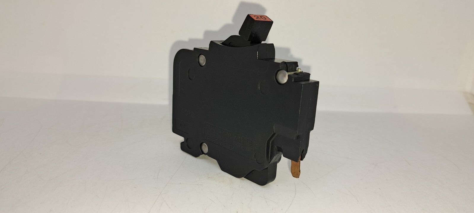 Federal Pacific FPE NC120 Thin 1 Pole 20 Amp Breaker Challenger RED Handle