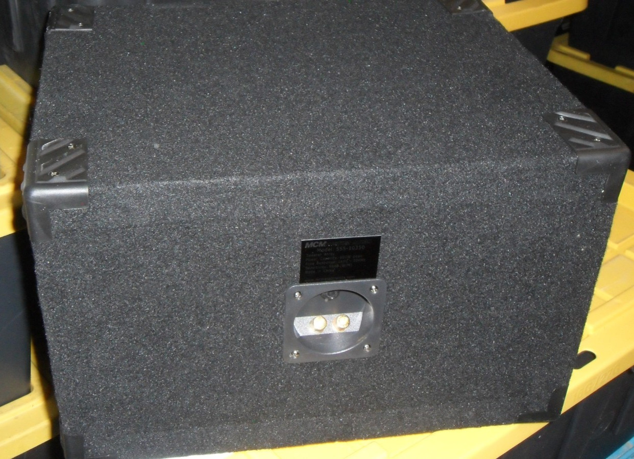 MCM CUSTOM AUDIO 555-10350 PA Speaker W/ Tweeter Array 600W 1kHz to 20k 95db