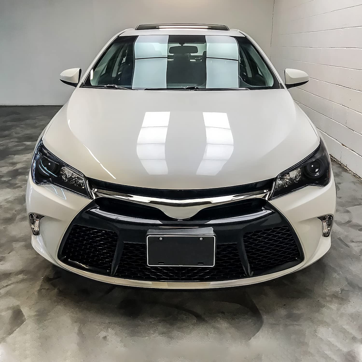 Black Projector Headlights for 2015-2017 Toyota Camry Pair Headlamps Assembly