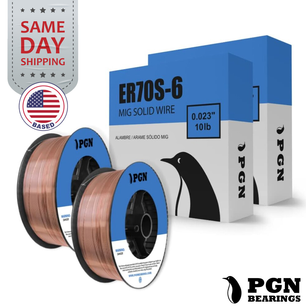 (2 x 10-Lb Spools) ER70S-6 .023″ (0.6 mm) Mild Steel MIG Welding Wire