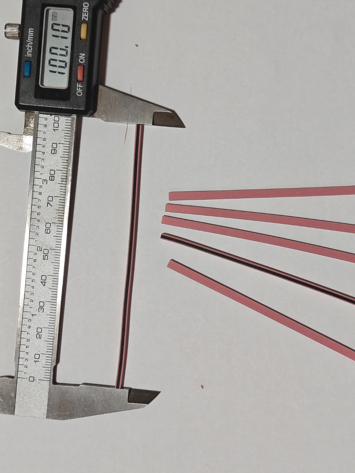 6 pcs conductive silicon zebra connector 100 mm x 3 mm x 2 mm strip LCD watch