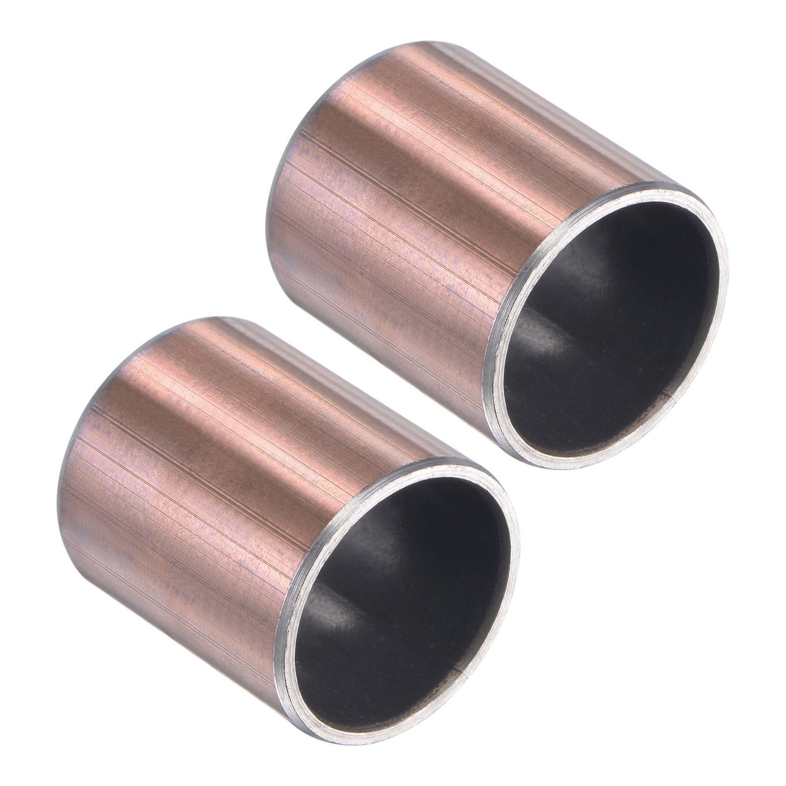 2pcs Sleeve Bearing Plain Bearings Wrapped Oilless Bushings 3/4″ x 7/8″ x 1″